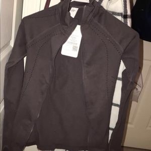 Seamless zip up jacket